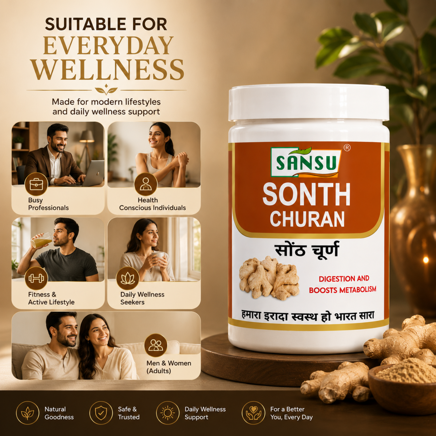 Sansu sonth Churan 100gm (Pack of 2)