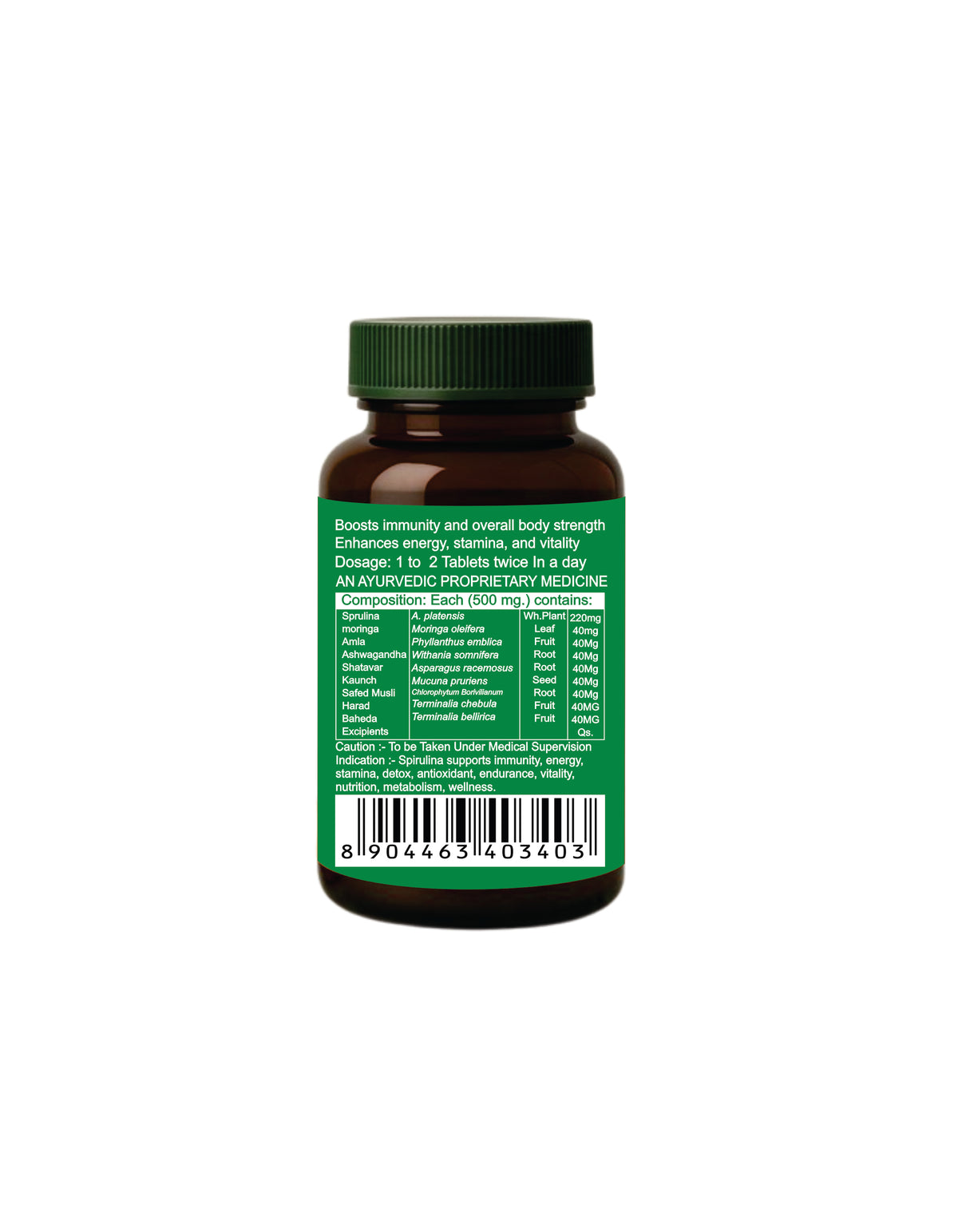 Sansu Spirulina Tablet (60Tab)