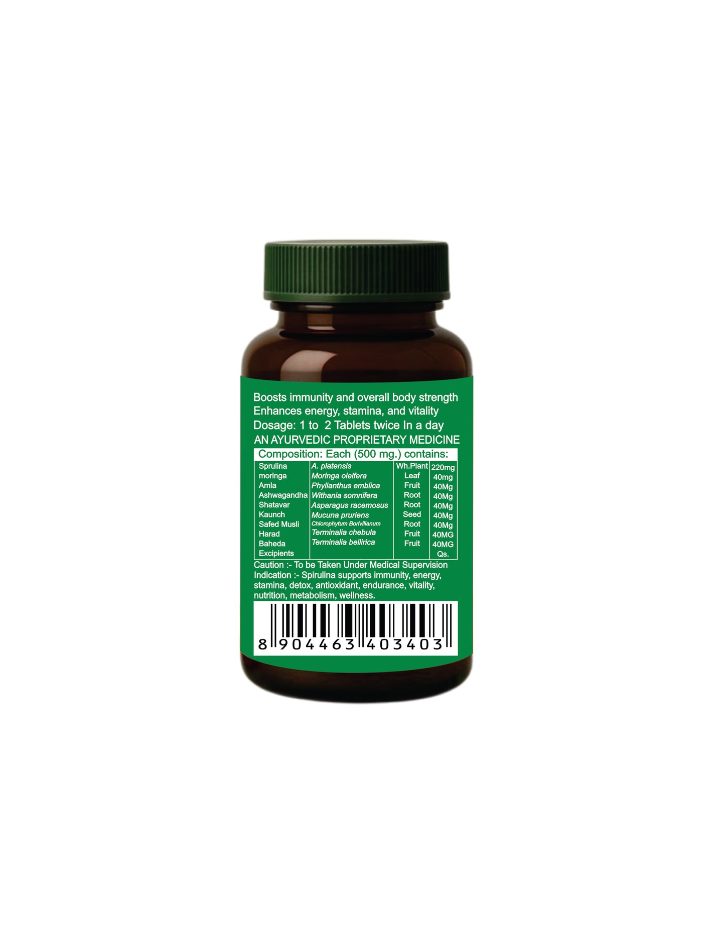 Sansu Sprulina Tablet (60Tab)