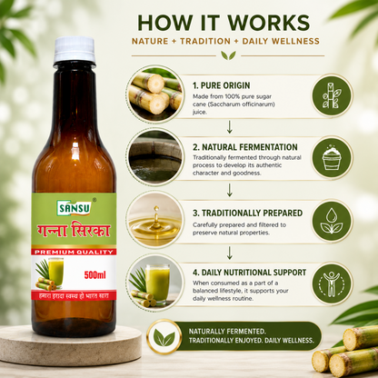 Sansu Sugarcane Vinegar (500 ml)