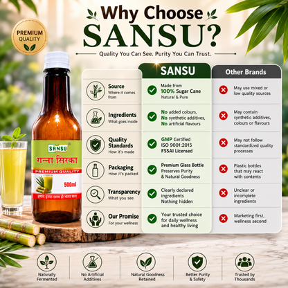 Sansu Sugarcane Vinegar (500 ml)