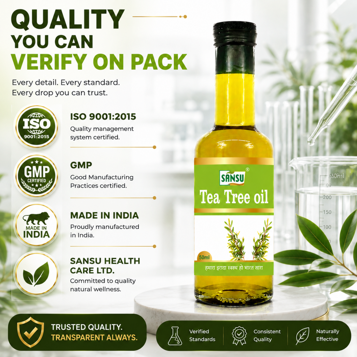 Sansu Tea Tree Oil (Pack Of 2)