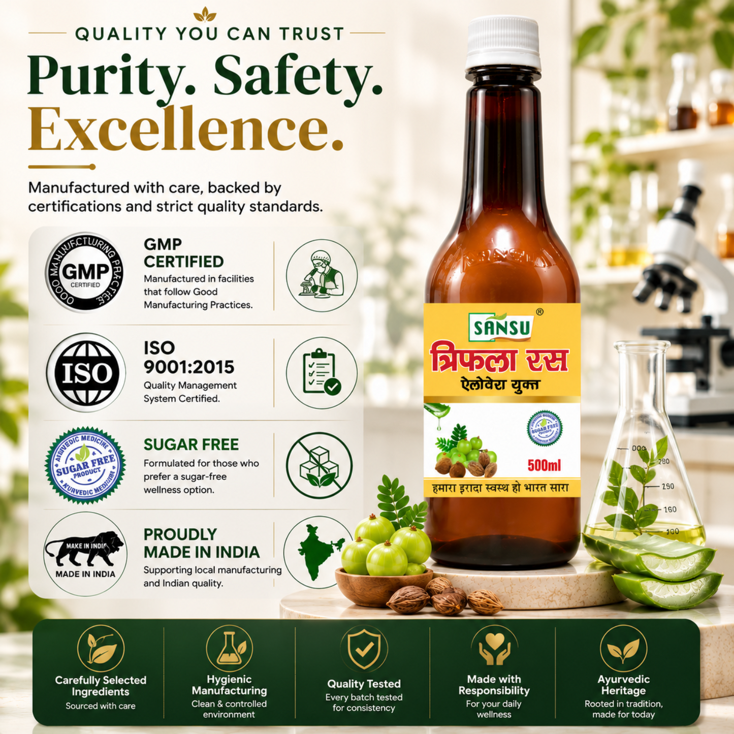 Sansu Triphala Juice (500 ML)