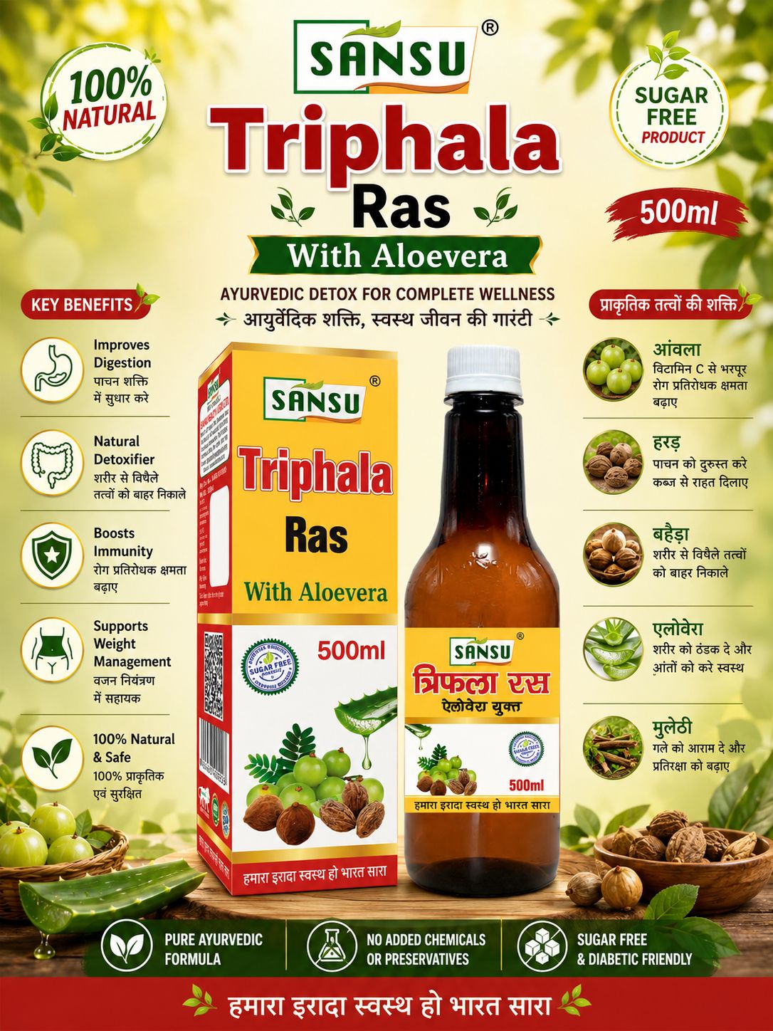 SANSU TRIPHALA RAS (500 ML)