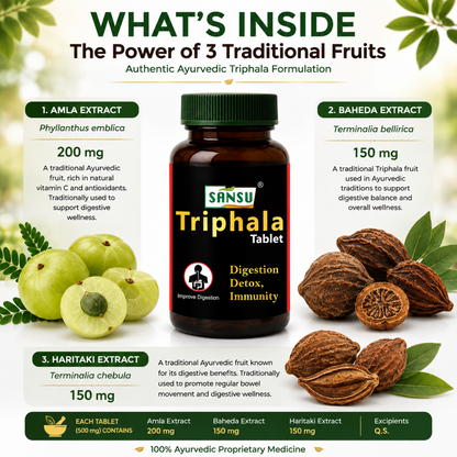 Sansu Triphala Tablet (60TAB)
