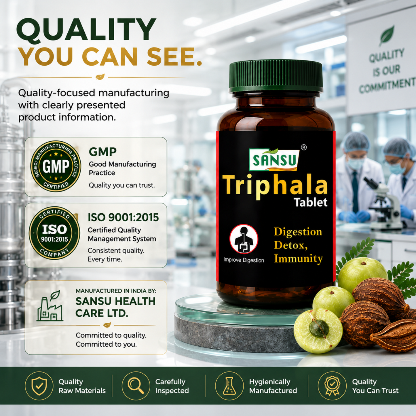 Sansu Triphala Tablet (60TAB)