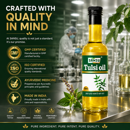 Sansu Tulsi Oil 50 ml (Pack of 2)