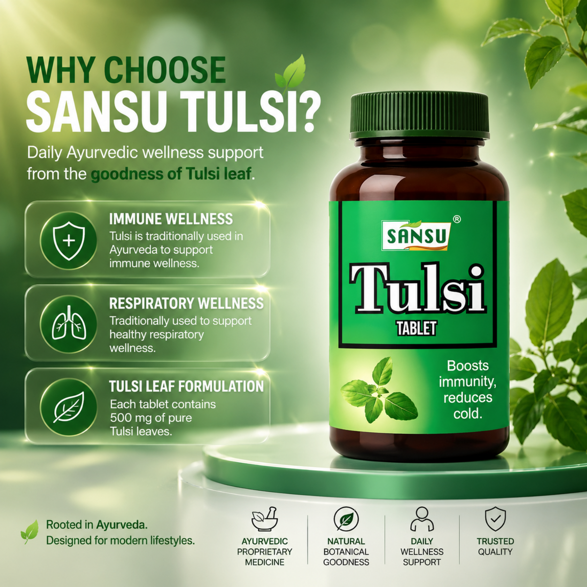 Sansu Tulsi Tablet