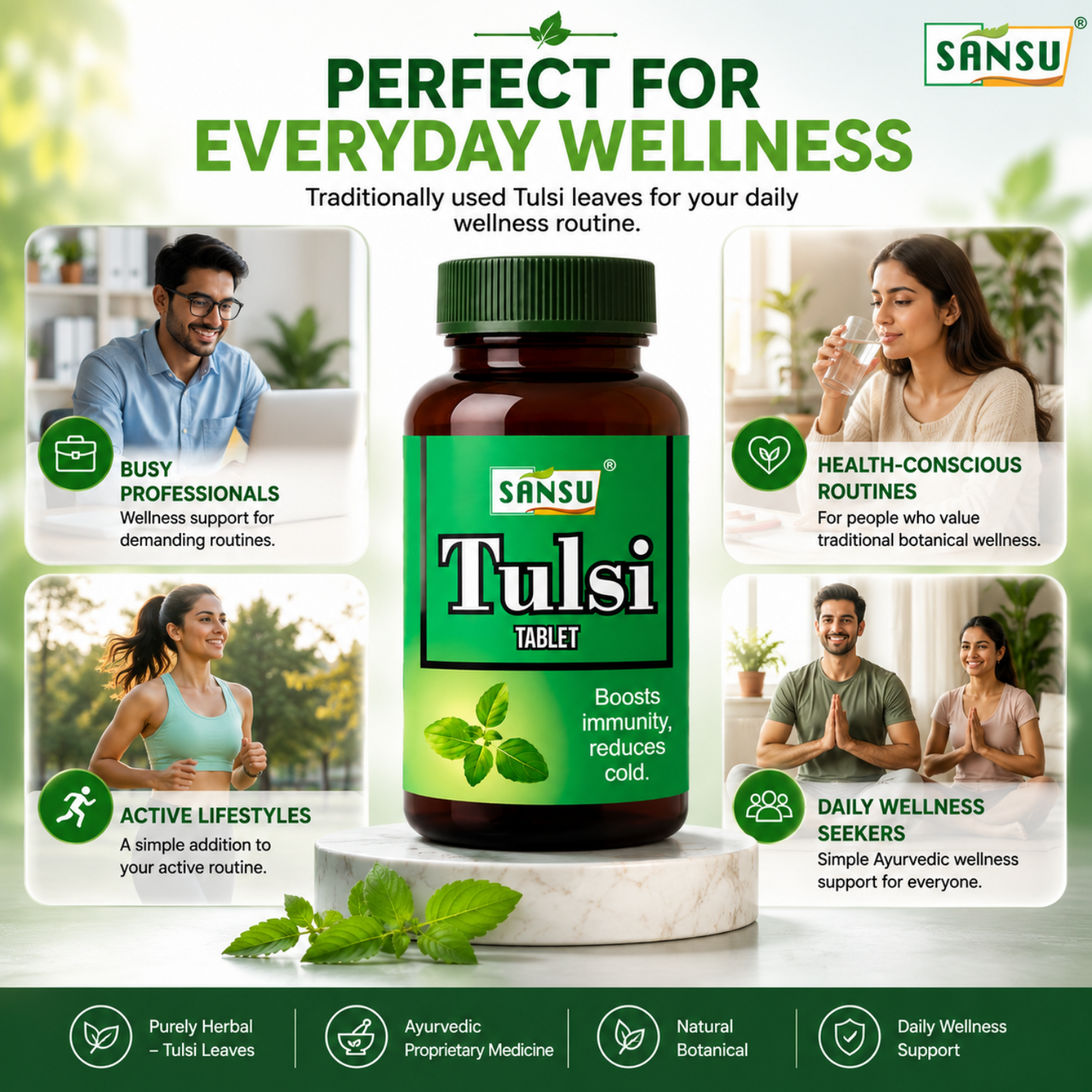 Sansu Tulsi Tablet