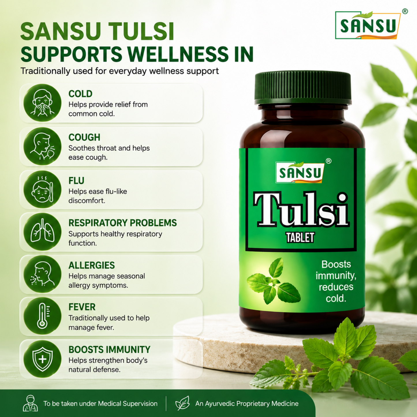 Sansu Tulsi Tablet
