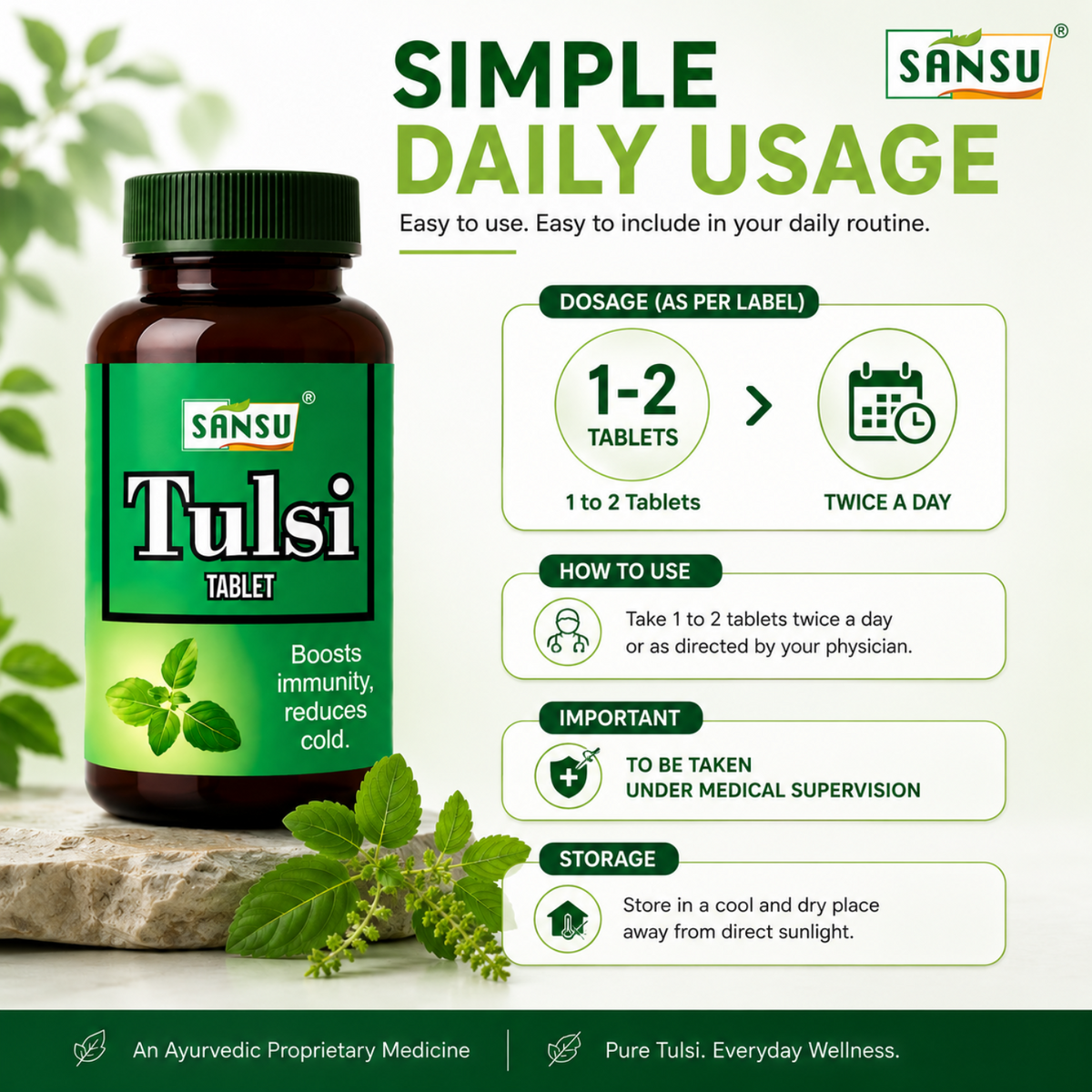 Sansu Tulsi Tablet