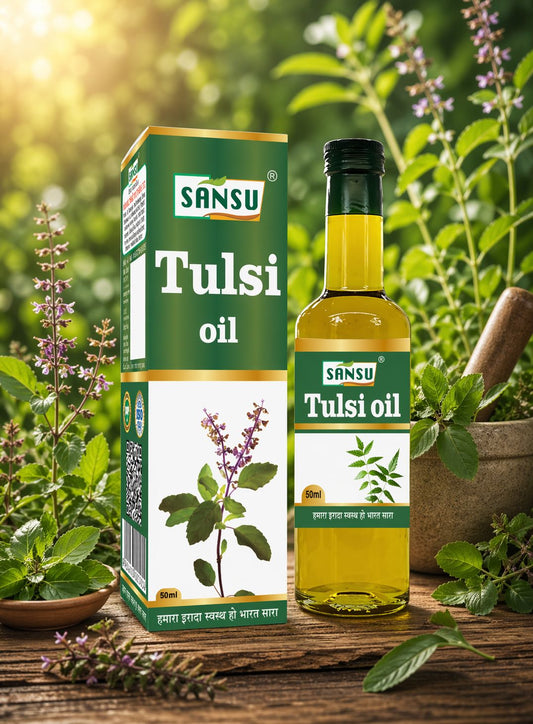 Sansu Tulsi oil 50ml (Pack of 2)