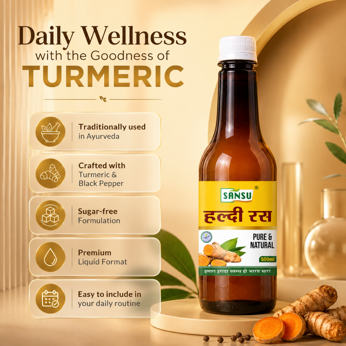 Sansu Turmeric Juice 500 ml