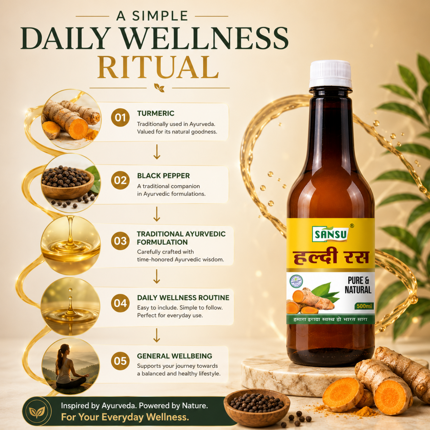 Sansu Turmeric Juice 500 ml