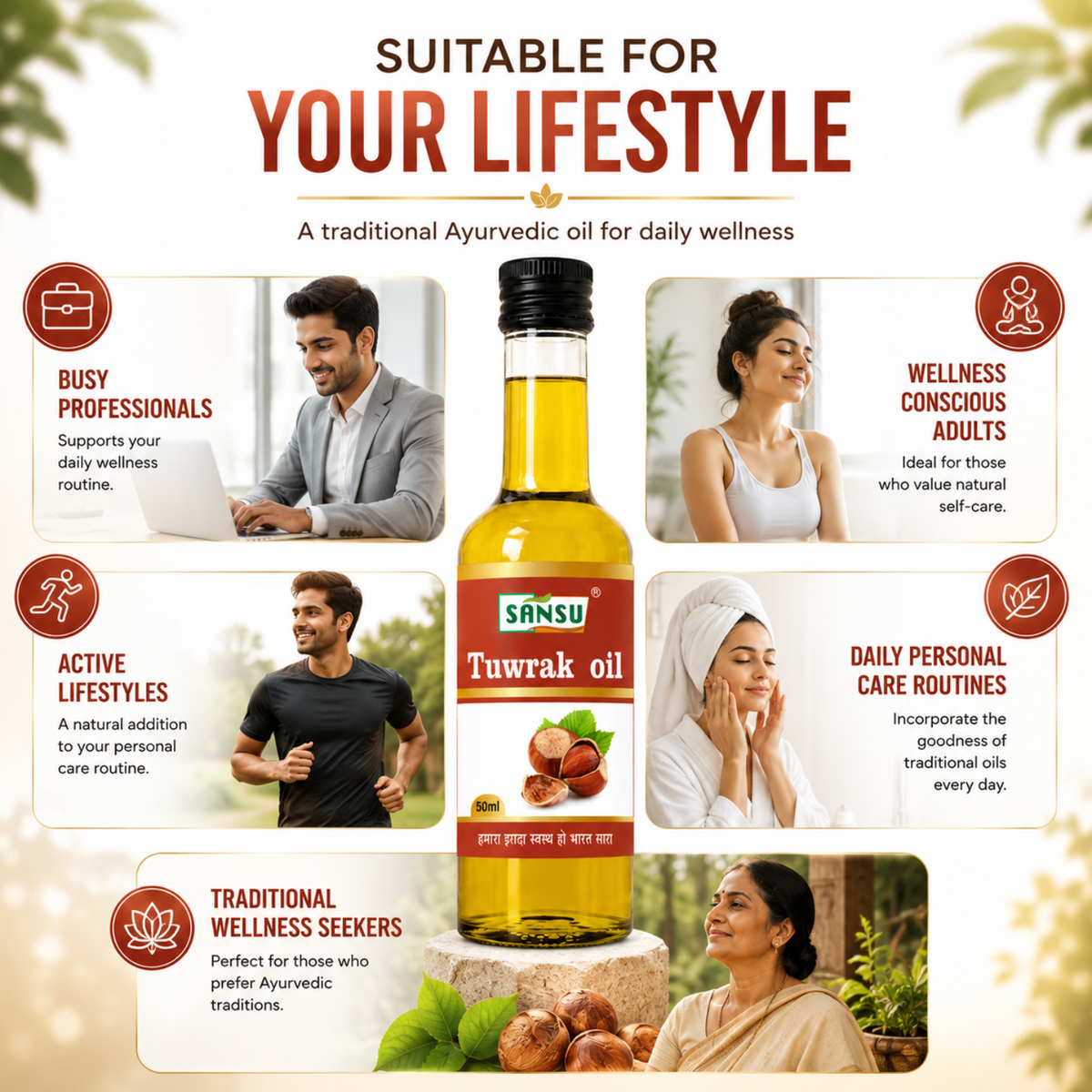 Sansu Tuwrak Oil 50 ml (Pack of 2)