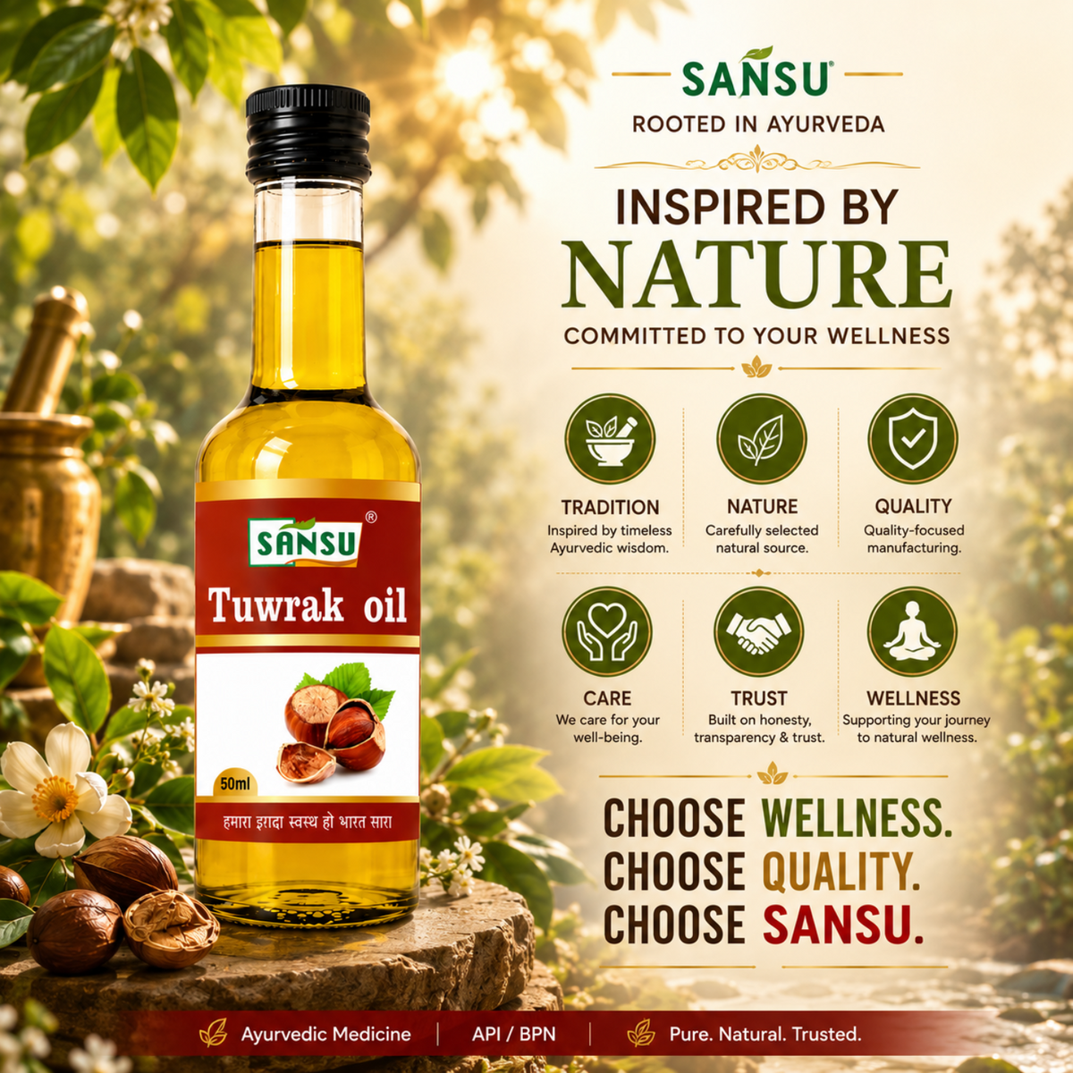 Sansu Tuwrak Oil 50 ml (Pack of 2)