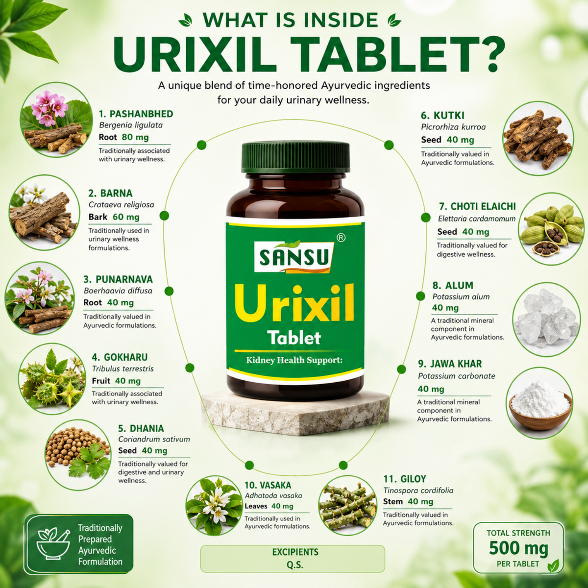Sansu Urixil Tablet (60Tab)