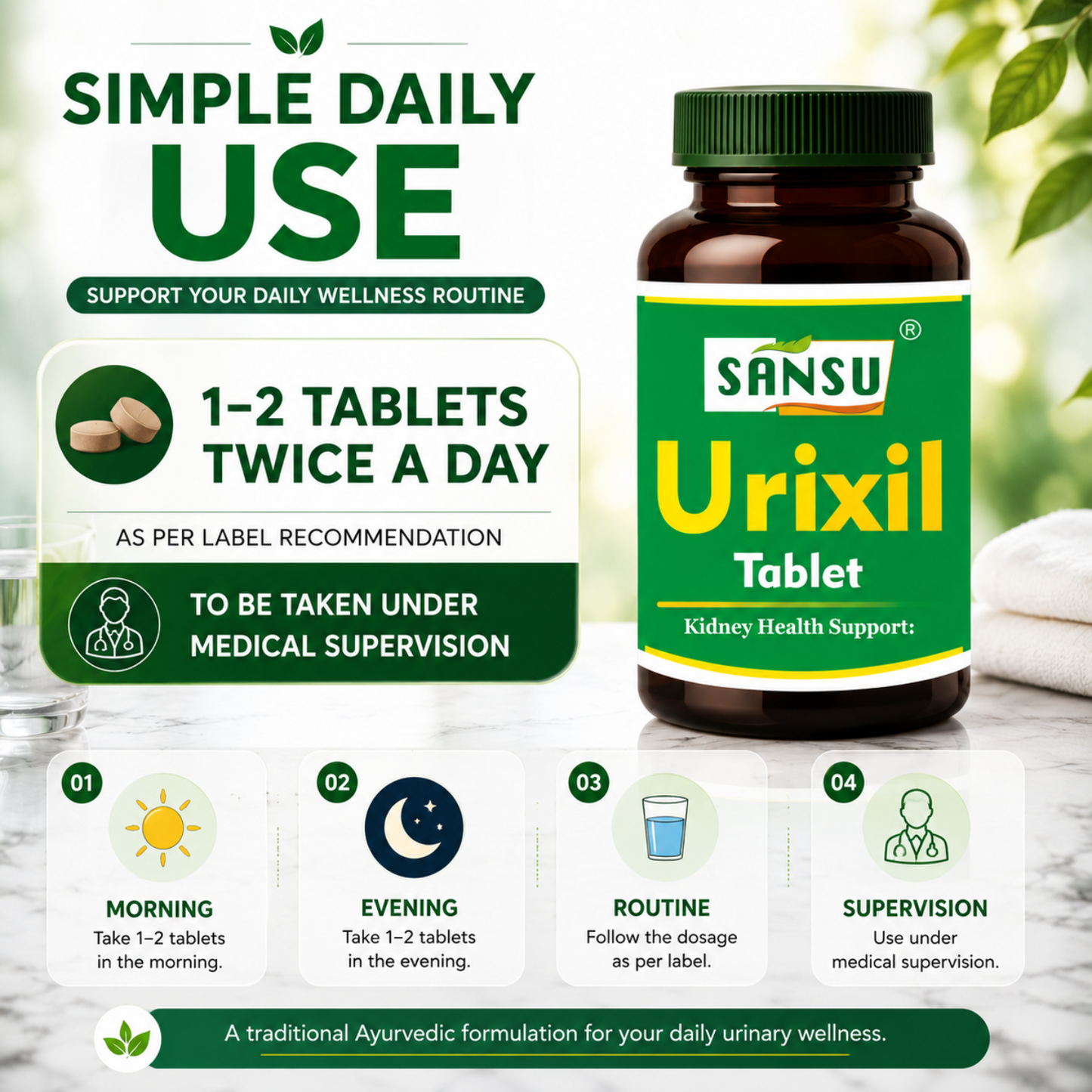 Sansu Urixil Tablet (60Tab)