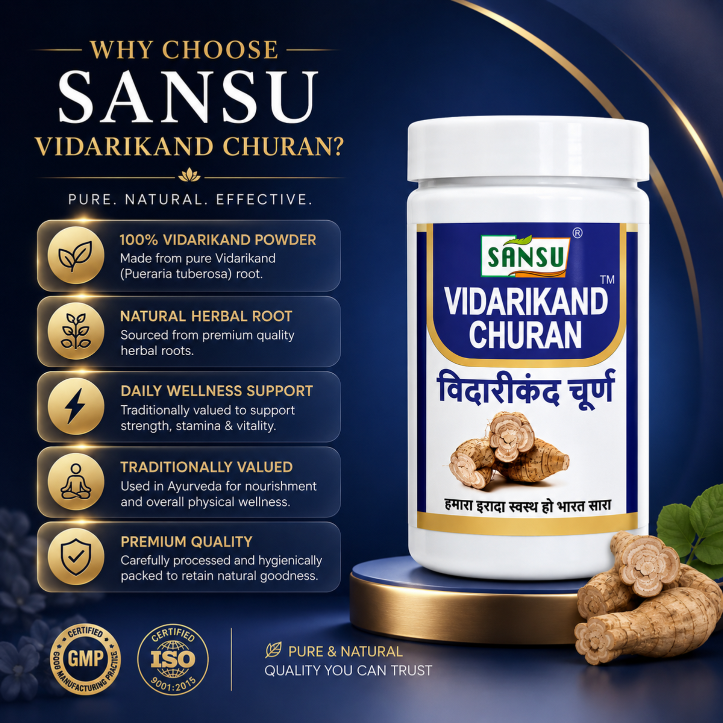 Sansu Vidarikand Churan 100 gm (Pack of 2)