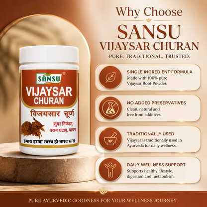 Sansu Vijaysar Churan 100 Gm (Pack of 2)