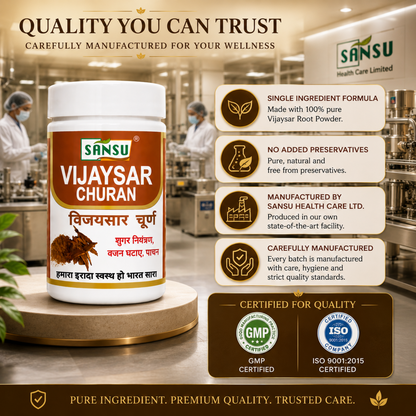 Sansu Vijaysar Churan 100 Gm (Pack of 2)
