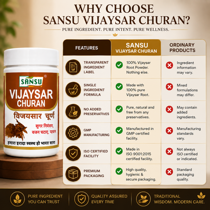 Sansu Vijaysar Churan 100 Gm (Pack of 2)