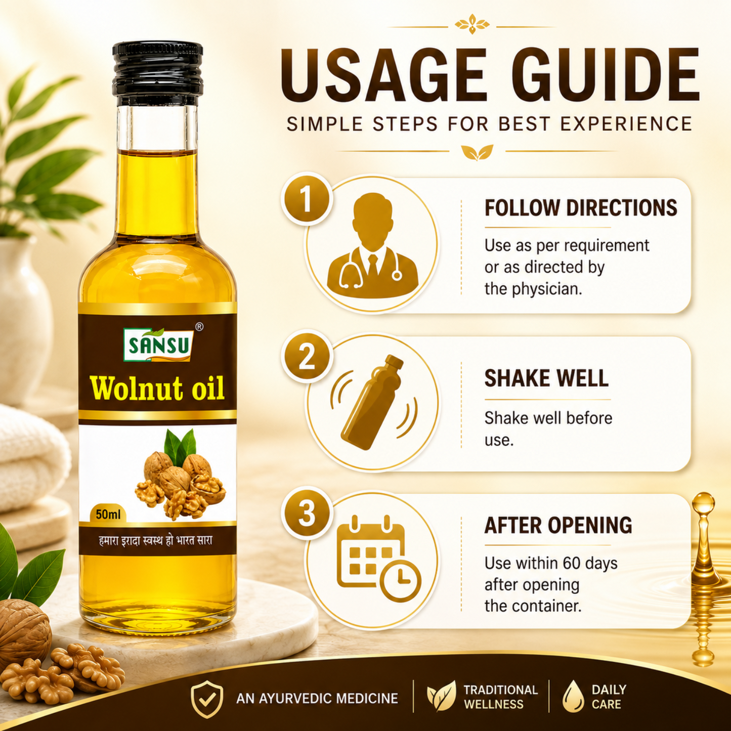 Sansu Wolnut Oil 50 ml