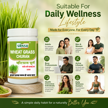 Sansu Wheat Grass Churan 100 Gm (Pack of 2)