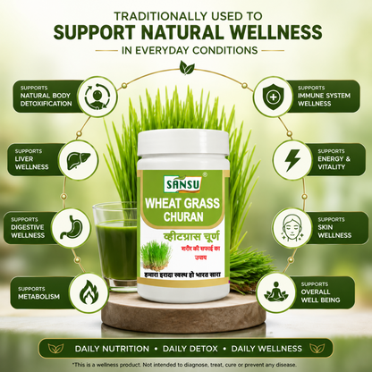 Sansu Wheat Grass Churan 100 Gm (Pack of 2)