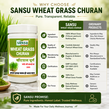 Sansu Wheat Grass Churan 100 Gm (Pack of 2)