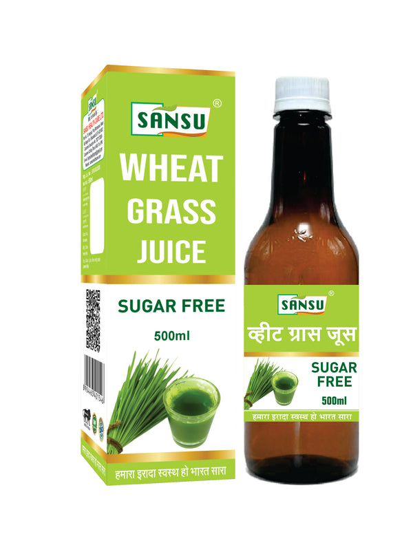 Sansu Wheat Grass Juice | Good For Immunity | 100% Natural (500 ml)