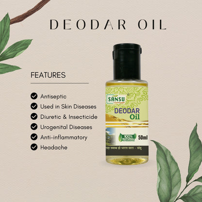Sansu Deodar oil 50ml (Pack of 2)