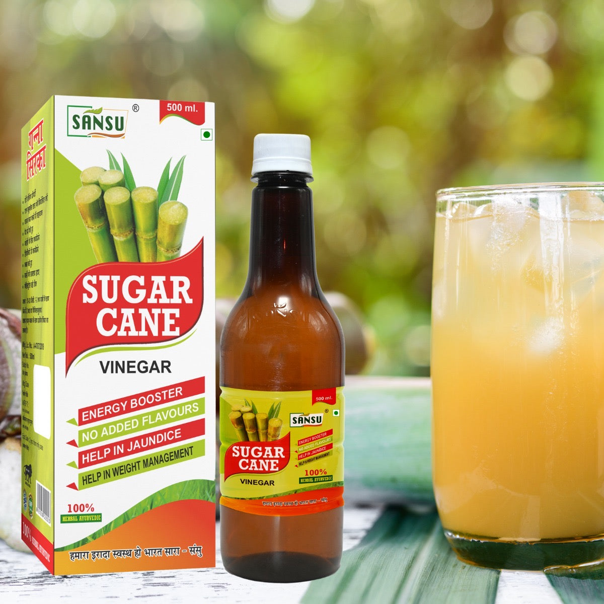 SANSU SUGARCANE VINGER (500ML)