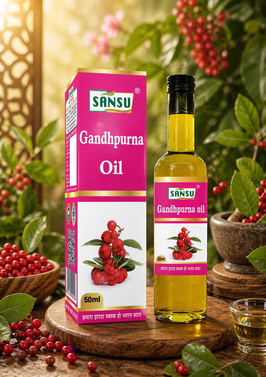 SANSU Gandhpura Oil 50ml (Pack of 2)