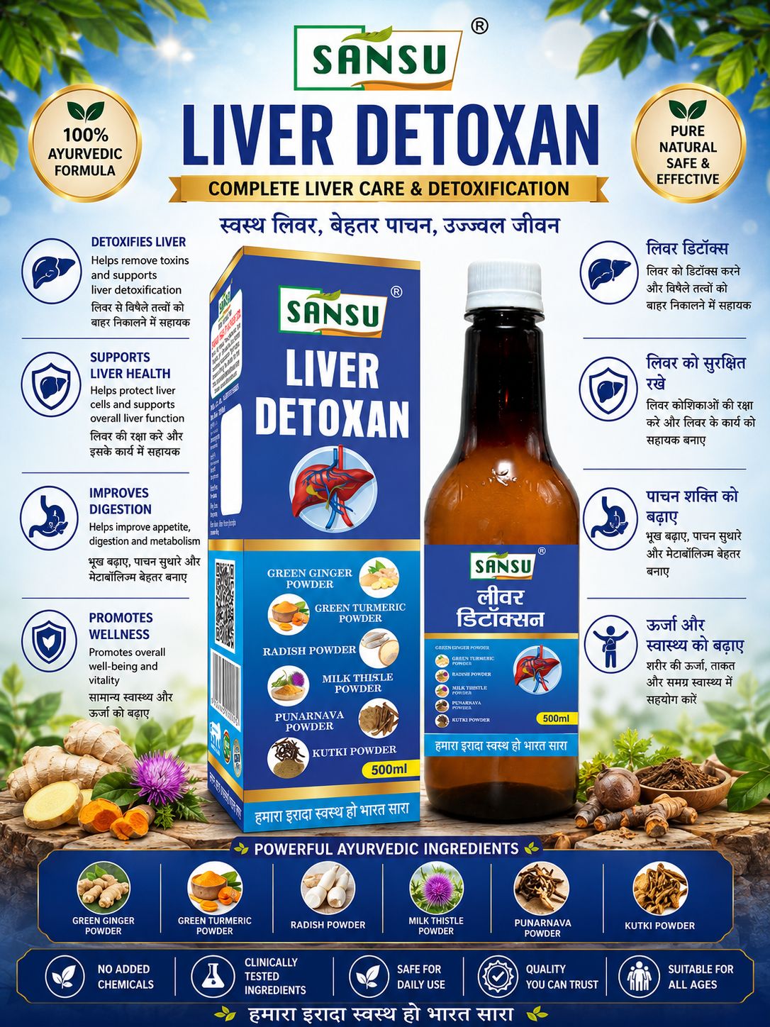 Sansu Liver detoxen 500ml