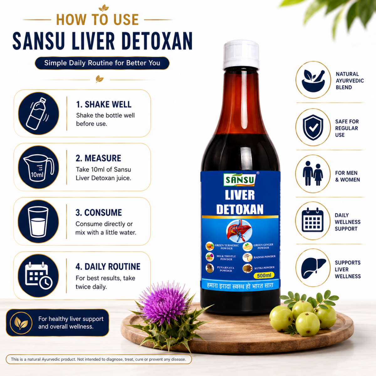 Sansu Liver detoxen 500ml