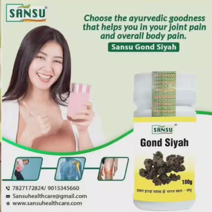 SANSU Gond siyah - Kala Gond Raw (50 Gram)