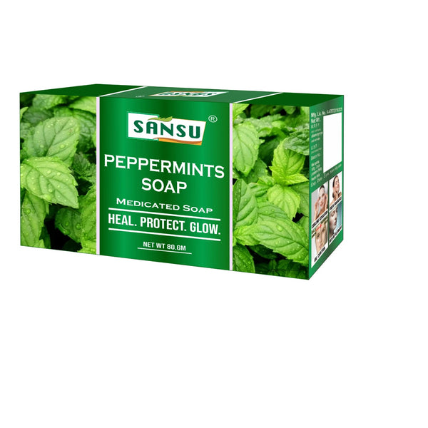 Sansu Peppermint Soap box