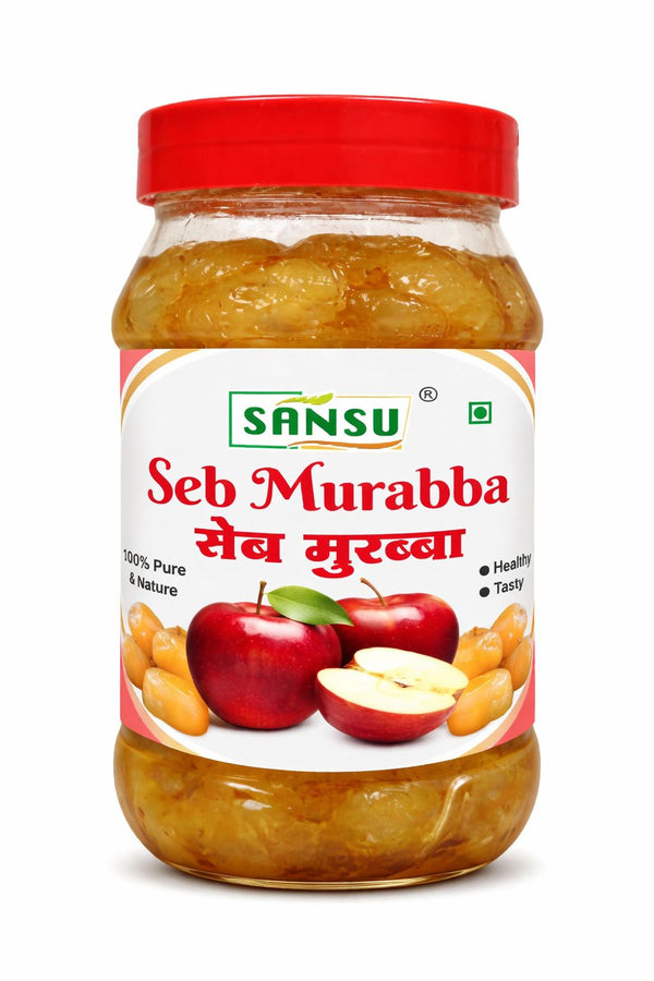 SANSU Organic Apple (Seb) Murabba- 1kg