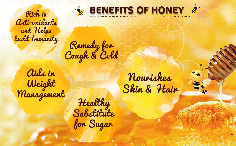 SANSU Pure Himalaya Multi Flora Honey, 100% Purity, No Added Sugar 1kg (Pack of 3)