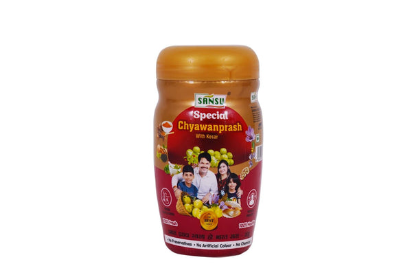 SANSU Special Chyawanprash | Enriched with Kesar | 2x Strength, Stamina & Energy